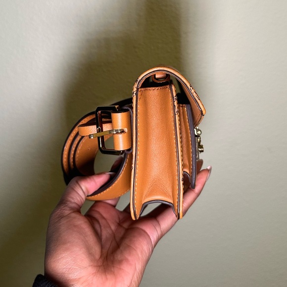 MCM Belt Bag Crossbody Cognac Visetos Crossbody Bag - Picture 2 of 4